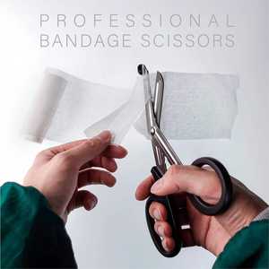 ANAAIF ENTERPRISES Ciseaux médicaux professionnels de haute qualité Ciseaux de traumatologie Ciseaux à bandage Ciseaux d'infirmière manuels en acier - Product Image 3