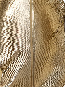 Plato de hoja de plátano de oro de metal de Venta caliente al precio al por mayor con personalización - Product Image 5