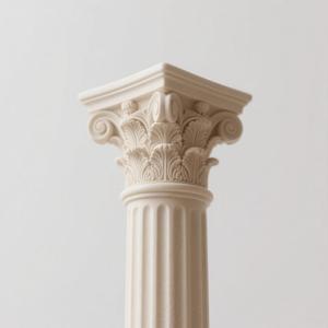 Customized GFRC Concrete Roman <strong>Columns</strong> Waterproof Outdoor Cement Pillars - Product Image 2