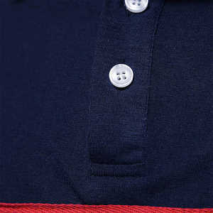 Polo classique en coton avec logo brodé sur mesure pour homme à manches courtes, tenue décontracté de luxe, T-shirt Slim Pima Polo - Product Image 5