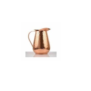 Customized Ayurvedic Certified Copper <b>Water</b> Serving Pot Hammered and <b>Plain</b> Print Jugs Metal Premium Quality - Product Image 1