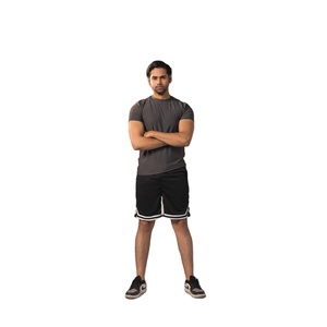 Trendy Performance Men Mesh <b>Training</b> Shorts Breathable Quick Dry Basketball Running Gym Fitness Shorts Elastic Waist Sports - Product Image 2