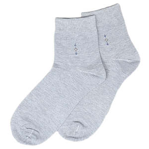 Men's <b>Socks</b> - <b>Grey</b> - Product Image 1