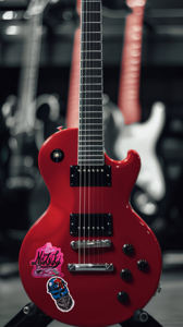 Custom PVC Gloss Vinyl Waterproof Tear Resistant <b>Sticker</b> Sheets for Acoustic Guitars Music Instruments Crafts and Gifts - Product Image 6