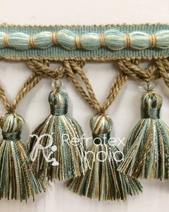 Shiny <b>Tassel</b> <b>Fringe</b> Bulk Supplier and Manufacture by Refratex India Made in India for Best Quality and Low Price - Product Image 2