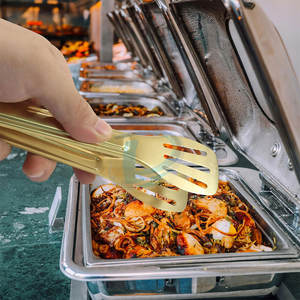 ที่คีบอาหารคุณภาพสูง ดีไซน์ล่าสุด ราคาขายส่ง ที่คีบอาหารชุบทอง - Product Image 6