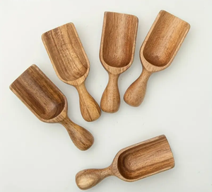 Tailles personnalisées Meilleures ventes Cuillère à riz en bois d'acacia massif Meilleure conception Artisanat Outils de cuisine d'occasion - Product Image 1
