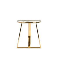 Centre de table rond en acier inoxydable et laiton au design personnalisé de style moderne Fabricant direct d'usine en Inde
