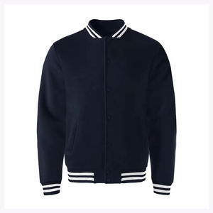 Chaqueta Varsity de Lona con Cuello Alto y Logotipo Personalizado para Hombre, Talla Grande, Invierno 2026, Nueva, Alta Demanda, Venta al Por Mayor - Servicio OEM al Por Mayor - Product Image 6