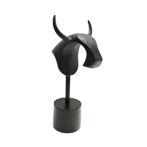 Escultura de caballo artística de Metal para decoración de habitación, decoración de aluminio con plataforma negra para mesa y decoración del hogar - Product Image 1