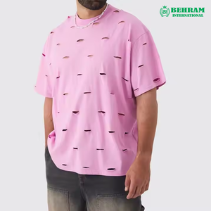 เสื้อยืดผู้ชาย โพลีเอสเตอร์/คอตตอน ผ้าแห้งเร็ว เป็นมิตรกับสิ่งแวดล้อม น้ำหนัก 210 กรัม ทรงโอเวอร์ไซส์ สวมใส่สบาย แบบเรียบ  พร้อมสกรีนลายกราฟิกตามสั่ง - Product Image 5