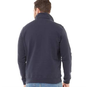 เสื้อสเวตเตอร์สวมหัวแบบมีซิปสีน้ำเงินเข้มของผู้ชายดีไซน์ทันสมัยสวมใส่สบายเหมาะสำหรับชุดลำลองและกิจกรรมกลางแจ้ง - Product Image 2