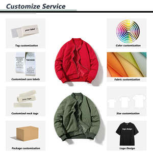 Veste en fourrure pour homme en gros, veste universitaire en cuir véritable sur mesure, col montant, lettre, uni, teinture unie, fermeture éclair pour l'hiver, moto - Product Image 4