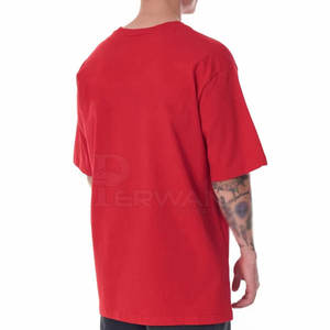 Camiseta de gran tamaño de color personalizada a la venta, Camiseta básica holgada de estilo único y cómoda para hombre - Product Image 3