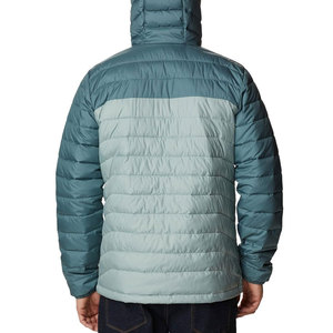 Vestes matelassées en polyester pour hommes, coupe-vent, à séchage rapide, col montant, logo sur le devant, pour l'hiver - Product Image 2