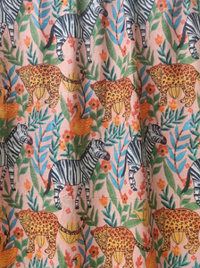 Élégant Tigre Imprimé Indien Coton Rideaux & Cantonnières Doux Respirant Fenêtre Pansements pour Chambres Belle Animal Imprimé Drapé - Product Image 3