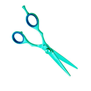 Ciseaux de coiffure de couleur personnalisée de qualité supérieure lames en acier tranchantes avec outil de beauté de repose-doigt réglable pour la coupe de cheveux - Product Image 5