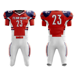 Nuevos Uniformes de Fútbol Americano Sublimados con Estampado de Manga Corta y Talla Grande para Hombre, Ropa Deportiva con Logotipo Personalizado - Product Image 3