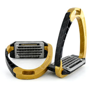 Étriers de sécurité pour équitation de qualité supérieure Fonction à ressort Endurance Équitation Selle occidentale Protection de la cheville Ne glisse jamais le pied - Product Image 5