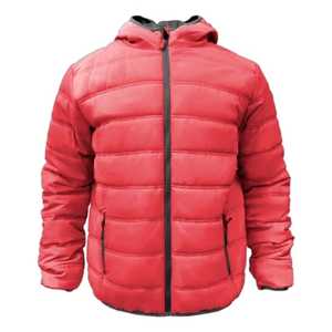 Vente en gros de blouson bombardier pour hommes en nylon personnalisé Manteaux épais d'hiver Capuche Tissu de toile respirant Vente à chaud Design à bulles - Product Image 4