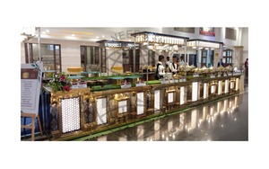 การจัดเลี้ยงจอแสดงผลเคาน์เตอร์สําหรับงานแต่งงานDecorสแตนเลสที่มีสีสันผลไม้เคาน์เตอร์อินเดียงานแต่งงานเคาน์เตอร์อาหารสําหรับตกแต่ง - Product Image 6