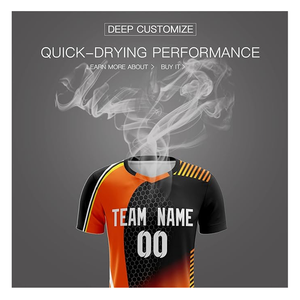 Logo personnalisé de haute qualité prix de gros respirant séchage rapide uniforme de football maillots de football France - Product Image 6