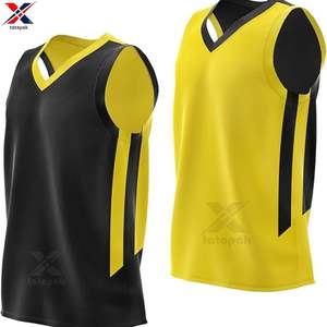 Maillots de basket-ball en polyester respirant sans manches avec impression de logo d'équipe personnalisé pour adultes unisexes professionnels, vente en gros - Product Image 5