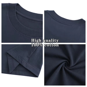 OEMODM nueva tendencia Vintage pantalla DTG impresión bordado alta calidad 100% algodón logotipo personalizado hombres camiseta para hombres DDP envío - Product Image 3