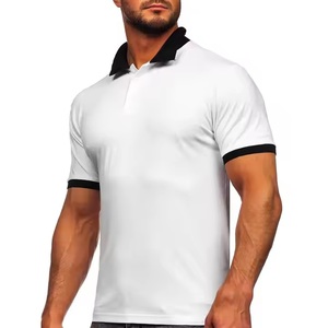 Camiseta de Golf de Algodón para Hombre, Verano 2023, Venta al Por Mayor, Diseño Personalizado, Transpirable, Deportiva, Manga Corta, Estampado Sólido, Teñido Liso - Product Image 3