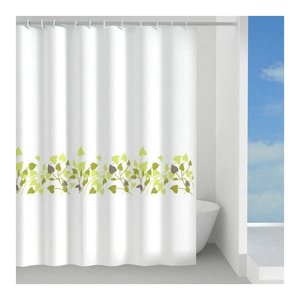 VIVAIO Green TTE 1311 1243 Cortina de ducha de tela (240x200cm) para Gedy Calidad Premium - Product Image 1