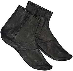 Khuff negro Halal Sunnah Khuff Khuffain islámico térmico cálido calcetines musulmanes de piel sintética nuevos hombres mujeres Casual tejido tobillo alto - Product Image 2