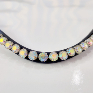 Diadema Premium Hecha a Mano con Múltiples Cristales de Diamante de 8mm para Caballo, Accesorio Decorativo para Equitación - Product Image 1