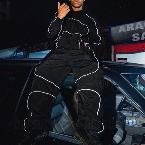 เสื้อฮู้ดผู้ชายสำหรับฤดูหนาว เสื้อเจอร์ซีย์ออกกำลังกายแบบซิปเต็มตัว ผ้าฝ้าย 100% อุ่น แห้งเร็ว ระบายอากาศได้ดี รับสกรีนโลโก้ เป็นมิตรกับสิ่งแวดล้อม - Product Image 2