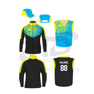 Uniforme d'équipe de cricket en tissu polyester uniforme de cricket à logo personnalisé uniforme de cricket en gros - Product Image 3