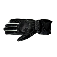 Gants de motard mi-doigts en cuir de vachette coupe-vent, hiver, rouge et noir, avec fermeture à lacets, revêtement en polyuréthane personnalisé, respirants