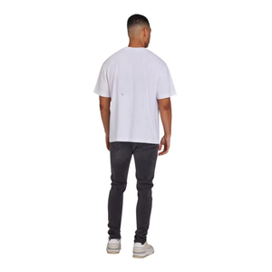 Mens Oversized <b>White</b> T Shirt Wholesale Heavy Cotton Blank <b>Plain</b> <b>Tee</b> Shirt Perfect for Custom Printing Embroidery & Branding - Product Image 6