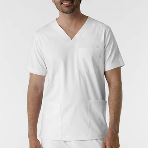 Uniforme de enfermera unisex, traje de hospital de color personalizado, tejido de alta calidad, nuevo diseño, venta al por mayor - Product Image 1