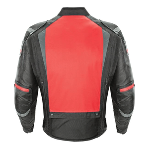 Veste de moto en textile imperméable pour hommes, veste de protection blindée Biker CE, veste de moto noire en vente - Product Image 4