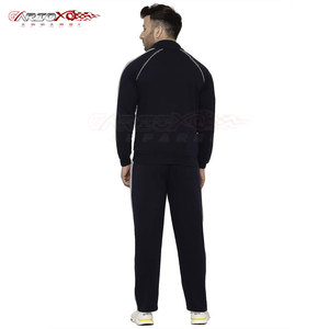 Chándal atlético para correr para hombre con pantalones ajustados y chaqueta frontal con cremallera Chándal transpirable para correr para hombre - Product Image 2