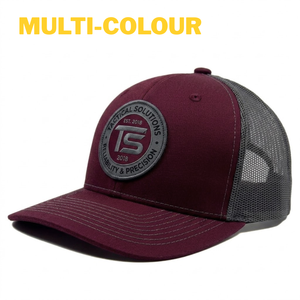 Gorra Trucker de 6 Paneles Fabricada en Vietnam con Logotipo de Parche Tejido Personalizado, Estructura Rígida y Malla Trasera, Gorra de Béisbol Deportiva para Exteriores con Cierre a Presión - Product Image 2