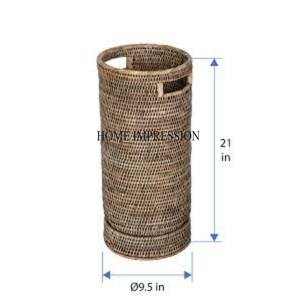 Customized Size And Logo Available Luxurious Quality Rattan Wooden Made <b>Umbrella</b> Stand And <b>Holder</b> With Handle For Best Grip - Product Image 6