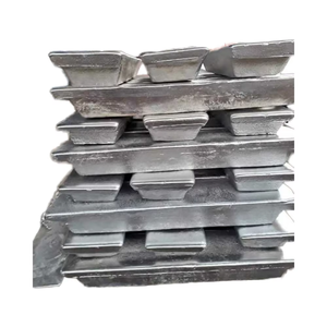 แท่งตะกั่วผสมดีบุก Pb50% Sn50% รูปทรงแท่ง ความบริสุทธิ์สูง ขนาด 555 มม. x 90 มม. x 70 มม. น้ำหนัก 1 กก. - Product Image 1