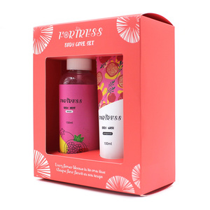Gel de douche à bulles hydratant pour baignoire personnalisé de marque privée OEM Gel douche d'autosoin Coffret cadeau de haute qualité - Product Image 1
