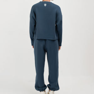 Unisex 2-Piece Eco-Friendly Printed <b>Oversized</b> Winter Tracksuits Solid Jogger <b>Cargo</b> <b>Pants</b> Elastic Hoodie Sweatpants Plus Size - Product Image 2