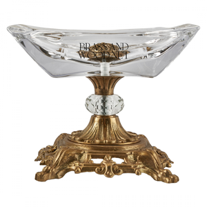 Antique copper <b>ashtray</b> handmade decorative crystal brass holder vintage style elegant smoking accessory for home and office - Product Image 1