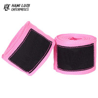 Venda al por mayor de vendajes de boxeo de 3m/4m/5m, protector de mano duradero de poliéster y algodón, personalizado para boxeo/kickboxing/Muay Thai/MMA