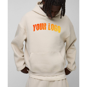 Good Selling High Quality Plus Size Custom Logo Men's Hoodies Baggy Oversized Hoodie Luxury Clothes Manufactures for Men - Product Image 6