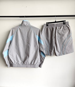 Chándal Deportivo Unisex Personalizado de Felpa, Alta Calidad, Suave, Liso, Ligero, Lavado Ácido, Estilo Urbano, Mezcla de Algodón Francés - Product Image 3