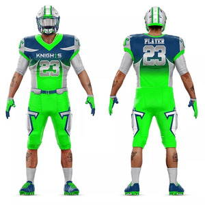 Vente chaude Sublimation Personnalisée Jeunes Tackle Maillot De Football Américain Ensembles Courts Dernière Conception Imprimé Uniforme pour Grande Taille - Product Image 1