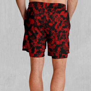 OEM servicio casual hombres sublimación pantalones cortos de secado rápido transpirable 100% poliéster gimnasio Fitness verano desgaste - Product Image 2